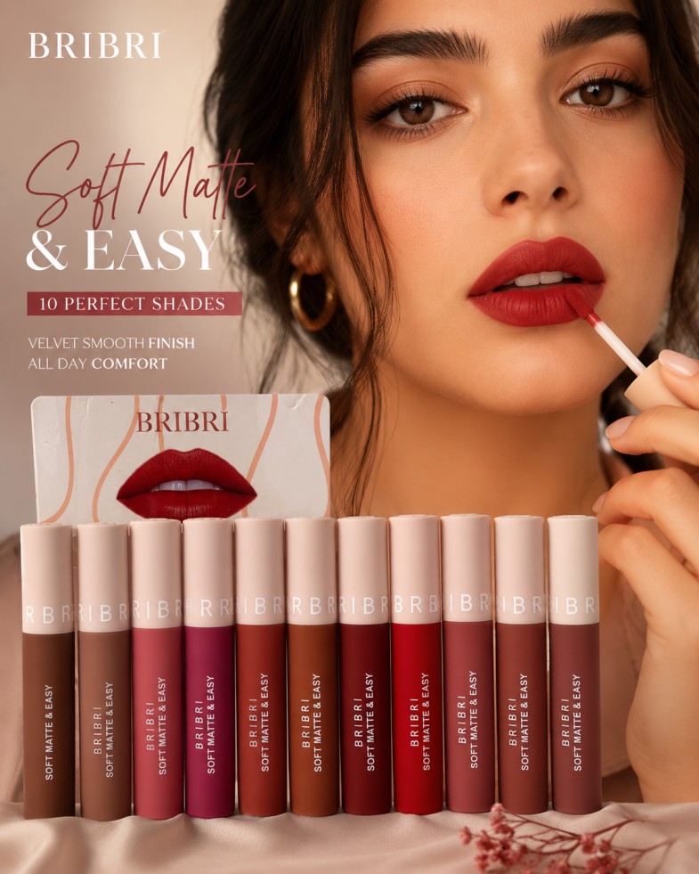 BriBri Lipstick Set - 10 Pcs