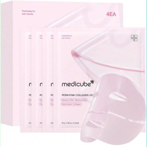 4 Pcs Box-Pink Collagen Gel Mask